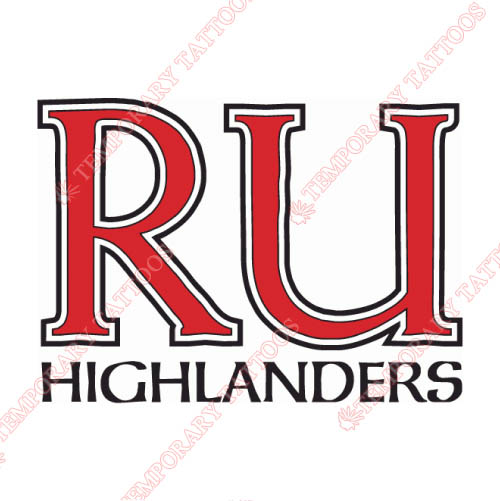 Radford Highlanders Customize Temporary Tattoos Stickers NO.5979